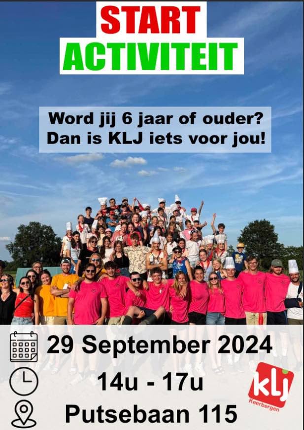 Flyer start activiteit 2024